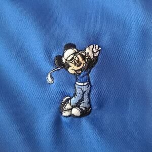 Nike Golf Dri-fit Disney Mickey Mouse blue short sleeve polo shirt - XL